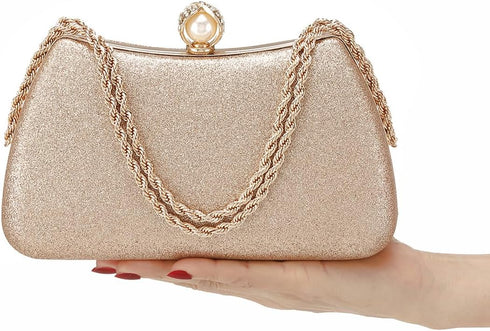 YYW Clutch Purses for Women Formal, Evening Handbags Evening Clutch Vintage Purses Handbags with Detachable Chain...