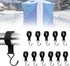 12Pcs Ice Fishing Shelter Coat Hooks, Heavy Duty Ice Fishing Shelters Hooks Accessory Hanger for Ice Fishing Tent, Outdoor Camping, Hunting Blinds...