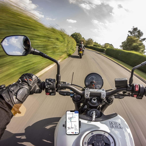 Magnetic Motorcycle Phone Holder, Strong Magnetic Attracts Tank, Non-Slip & Anti-Scratch, Compatible with 3.5-7.5" iPhones/Nexus/HTC/LG......