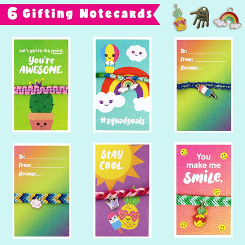 Friendship Bracelet Making Kit for Girls and Boys with Alphabet Beads, Floss, String & Charms | Arts and Crafts Gifts for Kids Ages 8-12 | Beads f...