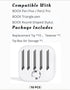 10 PCS Marker Pen Tips Replacement for BOOX Pen Plus, Pen2 Pro, Max Lumi2,Note Air2,Note5,Nova Air C Stylus,Triangular Pen, and SofterRound-Shaped...