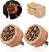 Essential Oil Car Diffuser, 2 PCS Car Aromatherapy Wood Diffuser with Vent Clip...