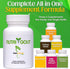 NutriGout Uric Acid Cleanse Supplement w/Turmeric, Celery Seed, Bromelain, Milk Thistle, Dandelion and Chanca Piedra, 60 Vegetarian Capsules of 50...