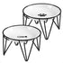 Ceramic Cat Bowls, 2 Pack - Raised, Whisker Friendly, Anti-Vomiting Cat Food Plates - Hygienic, Secure Material, Elegant Stand, 10 oz, for Indoor ...