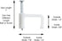 THE CIMPLE CO - Dual, Twin, or Siamese Coaxial Cable Clips, Cat6, Electrical Wire Cable Clip, 1/2 in Nail Clip and Fastener, White (50 Pieces per ...