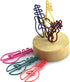 60 Pack Cute Fun Paper Clips Creative Bulb Shape Multi Color Great for Paper Clip Collectors Bookmark Document Holder Office School Notepad Sticke...