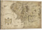Yatsen Bridge Vinatge Wall Art Picture Canvas Painting Map of Middle Earth Poster HD Print Home Decor Artwork for Living Room Bedroom Office Stret...