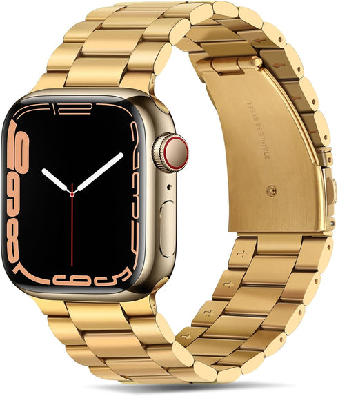 Tasikar Band Compatible with Apple Watch Band 42mm (Series 10) 41mm 40mm 38mm Premium Stainless Steel Metal Replacement Strap Compatible with Appl...