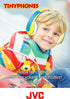 JVC Kids Headphones, Volume limiter, Kid Safe, Length Adjustable, Toddler Headphones, Fun Stickers Included - HAKD7Y (Yellow)...