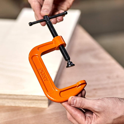 Pony Jorgensen 2630 3-Inch C-Clamp, Orange...