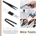 14Pcs Keyboard Lube Kit for Mechanical Keyboard Lube, Incl Key Puller Tweezers Cleaning Brush Lubrication pens Keycap Remover...
