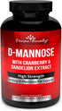 Divine Bounty D-Mannose Capsules - 600mg D Mannose Powder per Capsule with Cranberry and Dandelion Extract to Support Normal Urinary Tract Health ...