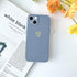 for iPhone 13 Case Cute Slim Shockproof Phone Case with Wireless Charging Support and Protection, Blue Grey......
