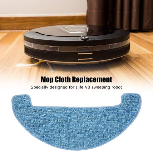 eecoo Replacement Parts for Vacuum Cleaner Mop for Ilife V8 Sweeping Robot, 5 Microfiber Mop Replacement Kits, Strong Power and Long Service Life...