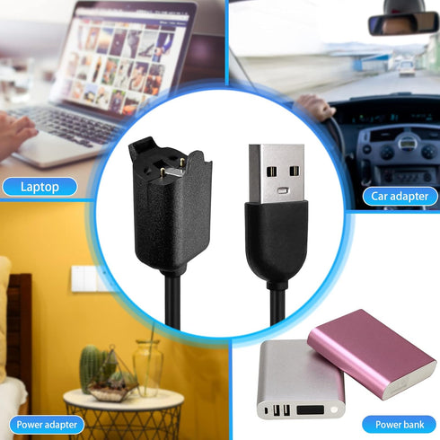 RUKUHOT Portable Wireless Magnetic Charger Cable Compatible with Tractive GPS Tracker, 1.65 Feet USB Charging Cord fit for Tractive GPS Pet Tracke...