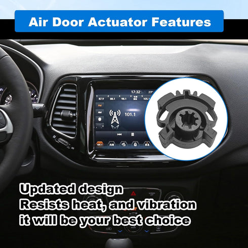 1Pcs HVAC Blend Door Gear Kit Compatible with 2011 2012 2013 2014 2015 2016 JEEP GRAND CHEROKEE HVAC Heater Blend Door Actuator 68214880AA...