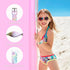 Waterproof AirTag Bracelet for Kids, Soft Silicone Air Tag Hidden Holder Case Compatible with Apple Airtag, Adjustable Anti-Lost Printed Strap Gps...