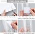BENECREAT 10Sheet A4 Size White Double Sided Tape Sheets 8.3x11.5 Inch Strong Adhesive Tap Sheet Removable Glue Sheet for Arts Craft Photo Albums ...