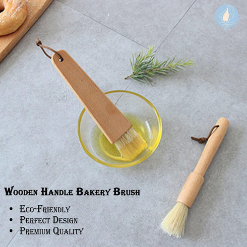 Angel’s Peel Lounge Basting Brush-Pastry Brush, Oil Brush for Cooking, Wooden Handle Bbq Sauce/Grill/Butter/Food/Egg/Oil/Marinades Spread Brush/ki...