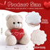 I Love You Teddy Bear for Girlfriend Stuffed Animals Cute Stuffed Teddy Bears for Girls Stuffed Bear Plush Toys Brown Teddy Bear Stuffed Animal Pl...
