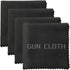 4 Pack Microfiber Gun Cleaning Cloth, 12"x12" Lint Free Gun Cleaning Rags, Reusable Microsuede Cleaning/Polishing Wipes Towels for Firearms, Knive...