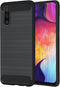 Compatible with Samsung Galaxy A50 Carbon Fiber Soft TPU Brushed Line Basic Phone Back Case Cover (Black)...