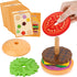Montessori Toys for 3 Year Old - Wooden Burger Stacking Toys for Toddlers and Kids Preschool, Educational Toys, Fine Motor Skill Toy, Blocks for T...