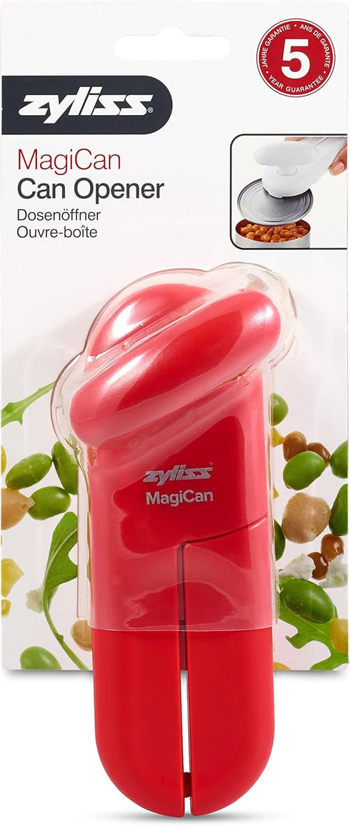 ZYLISS MagiCan Manual Can Opener - Red...
