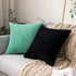 MIULEE Pack of 2 Corduroy Soft Soild Decorative Square Throw Pillow Covers Cushion Cases Pillow Cases for Couch Sofa Bedroom Car 18 x 18 Inch 45 x...