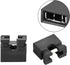 uxcell 100pcs 2mm Standard Pin Header Jumper Cap Short Circuit Connection Cap Mini Micro Jumper Bridge Plug Black...