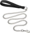 Heavy Duty Metal Dog Leash, 6 FT Chew Proof Pet Leash Chain with Soft Padded Handle for Large & Medium Size Dogs (6 FTx3 mm (30-120 lbs))...