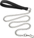 Heavy Duty Metal Dog Leash, 6 FT Chew Proof Pet Leash Chain with Soft Padded Handle for Large & Medium Size Dogs (6 FTx3 mm (30-120 lbs))...
