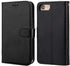 Bocasal for iPhone SE (2022)/SE (2020)/8/7 Wallet Case with Card Holder PU Leather Magnetic Detachable Kickstand Shockproof Wrist Strap Removable ...