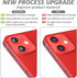 CloudValley ?2 Pack for iphone 12/12 Mini / 11 Camera Lens Protector, Ultra-HD Tempered Glass Cover, Aluminum Alloy Screen Cover, Red, with Cleani...