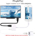 Lightning to HDMI Adapter with Lightning Digital AV Adapter 1080P, Lightning Charging Port White for Select iPhone iPad and iPod Models and HDTV M...