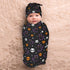 Halloween Bat Cat Baby Stuff Swaddle Blankets Baby Wrap Baby Newborn Receiving Blanket Soft Sleep Sacks Stretchy with Hat Set Gift for Infant Boy ...