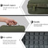 co2CREA Hard Travel Case Replacement for JBL Flip 6 FLIP 5 Waterproof Portable Bluetooth Speaker (Green Case)...