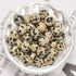 NCB 200pcs 4mm Loose Beads for Jewelry Making, Natural Semi Precious Beads Round Smooth Gemstones Spacer Beads Charms for Necklaces Bracelets (Dal...