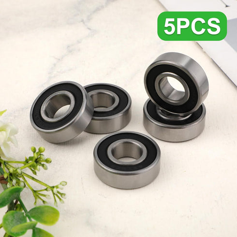 5pcs 6202RS Mini Bike Parts for Coleman CT200U CT200U-EX BT200X, Front and Rear Wheel Bearings Kit Replacement for Massimo Hensim 196cc Baja Warri...