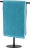 Black Hand Towel Holder Stand for Bathroom Vanity Countertop Stainless Steel T-Shape Freestanding Towel Rack Stand Towel Bar for Bathroom Kitchen ...