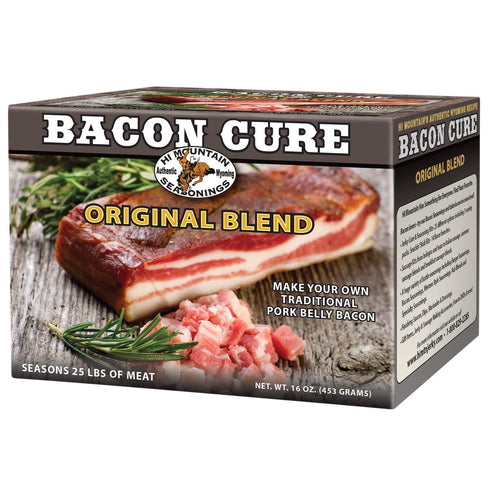 Hi Mountain Seasonings Bacon Cure Seasoning Kit | ORIGINAL BLEND | Pork, Deer, & Venison Bacon Seasoning and Cure Kit | Make Delicious Homemade Ba...