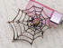 Alilang Copper Tone Light Topaz Colored Rhinestones Antique Spider Web Brooch Pin...