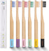 Kids Bamboo Toothbrushes Biodegradable Handle BPA Free Eco Friendly Children Size, FSC Certified and PETA Approved, Pack of 6 (Spiral Soft Nylon B...