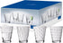 Villeroy & Boch Dressed Up Assorted Design Tumblers (Set of 4), 10.5 oz Capacity, Clear...