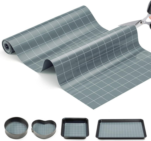 Silicone Baking Mat Roll,16IN*5.25FT Non Stick Heat Resistant Baking Mats,No Slip Reusable Freeze Dryer Mat,Pastry Mat,Countertop Mat, Cut to size...