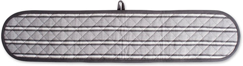 DII Double Strip Chef Kitchen Cooking & Baking Collection, Double Oven Mitt, 35x7.5, Mineral Gray...