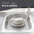 DecorRack 2 Sink Protectors for Kitchen Sink, Plastic 12" x 11" Dish Rack, Protect Sink from Stains, Damage, Scratches, Dishwasher Safe Grid Mat f...