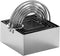 Square Biscuit Cutter with Handle (5 Pieces/Set) - Nest for Easy Storage Stainless Steel Square Cookie Cutter...