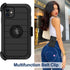 for iPhone 12 Case, iPhone 12 Pro Case with Belt Clip Holster, 2X Screen Protector, Heavy Duty Military Grade Full Body Shockproof Rugged Protecti...