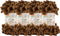 4 skn/Ball Alize Puffy Baby Big Loop Blanket Yarn 100% Micropolyester Soft Yarn 400gr 39.3 yds (321- Coffee Mocha)......